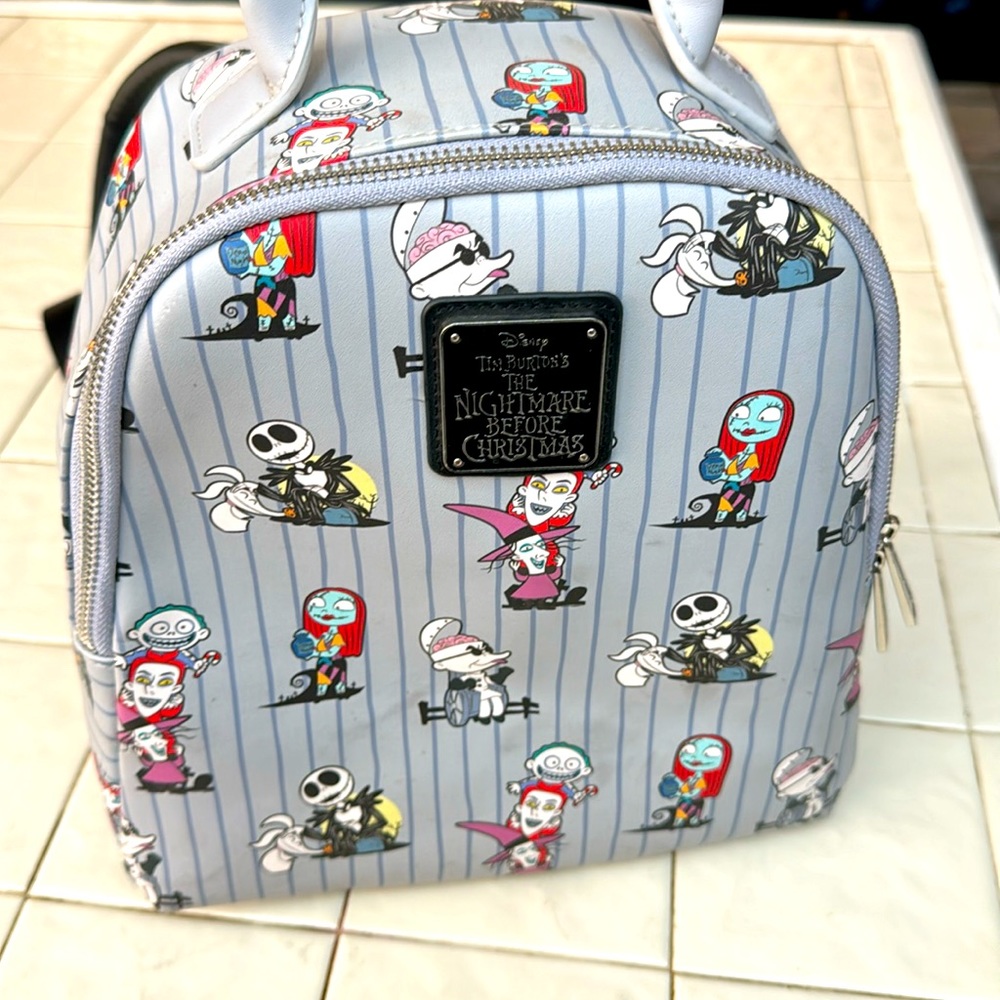 Disney Nightmare Before Christmas Loungefly Mini Backpack